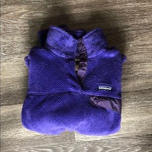 Patagonia Snap-T Pullover in Purple